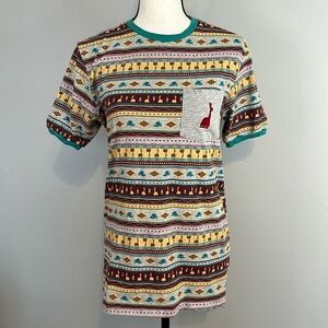 Disney Emperor’s New Groove Llama Aztec Parks Our Universe Short Sleeve T Shirt